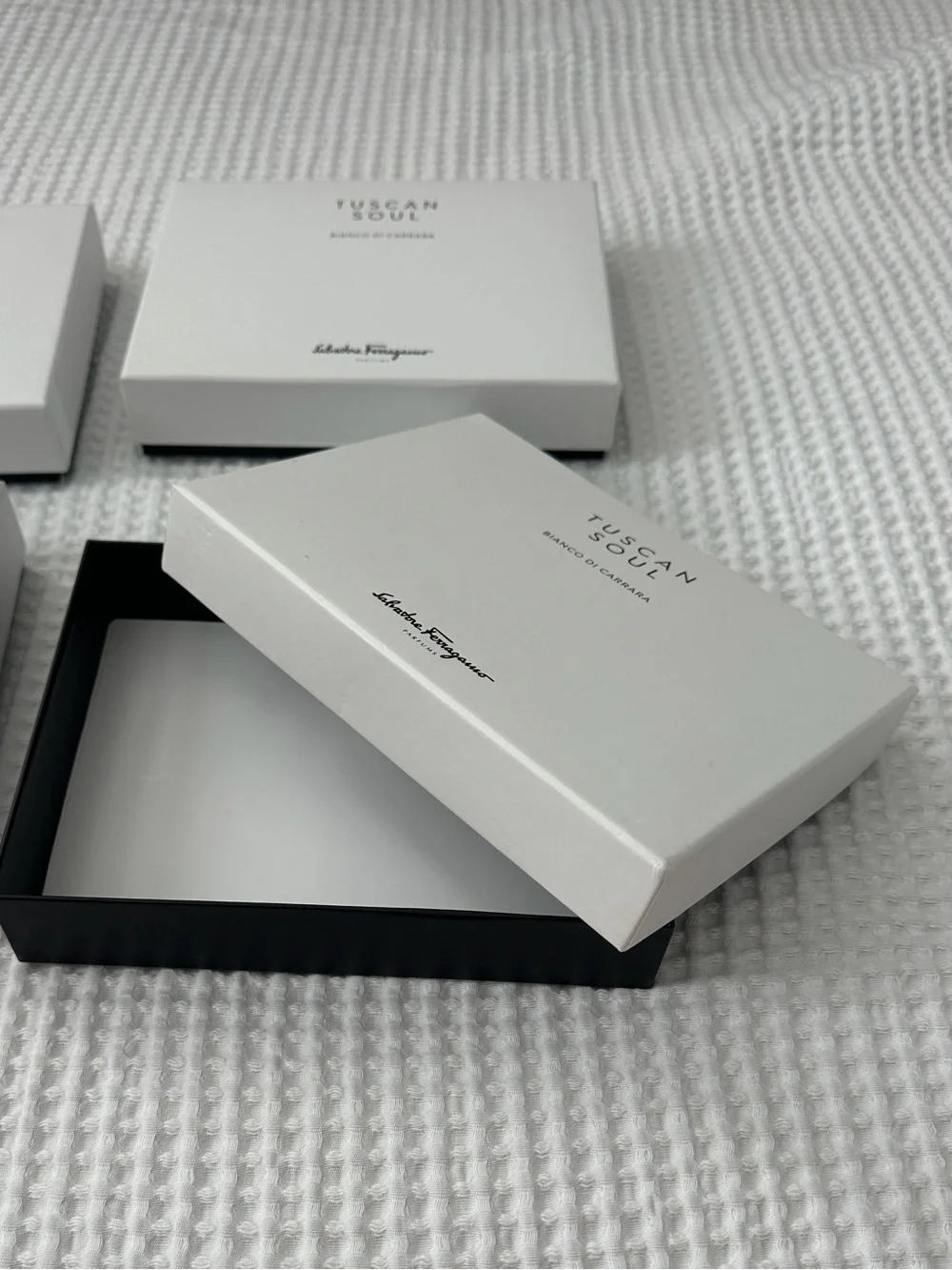 Salvatore Ferragamo White Gift Boxes Set of 4